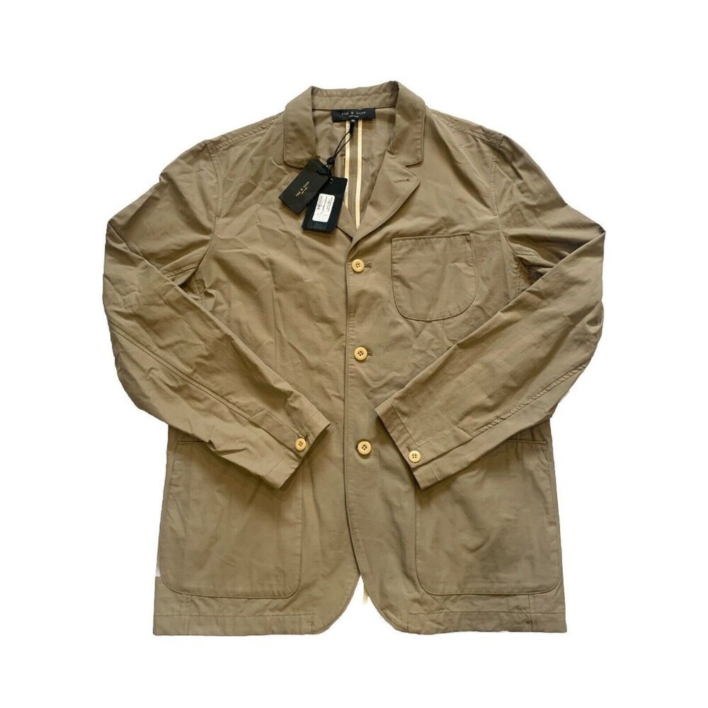 Rag & Bone Men's Beige Anderson Cotton Nylon Blazer XL NWT